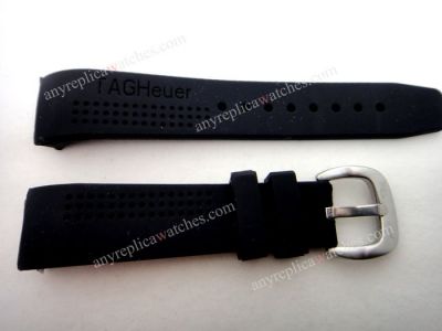 TAG HEUER Replacement Black Rubber Band 20mm